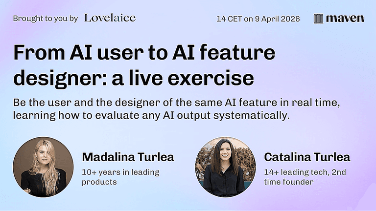 From AI user to AI feature designer: a live exercise cover image